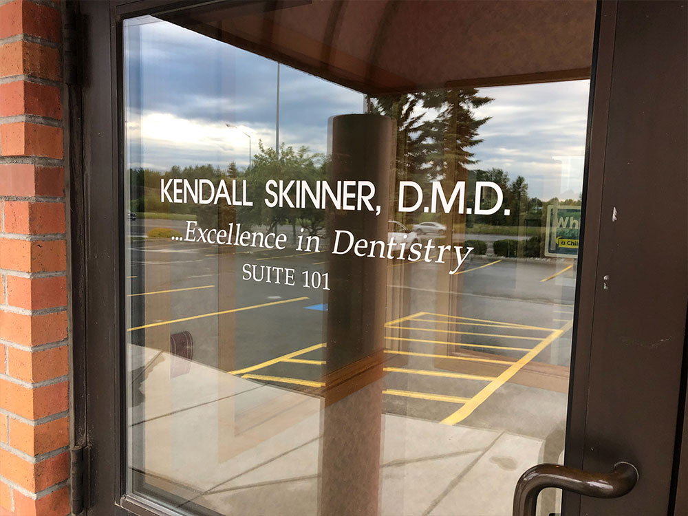 Patient-Comfort-3-min Outside of building at Excellence in Dentistry in Anchorage, the office of Dr. Kendall Skinner